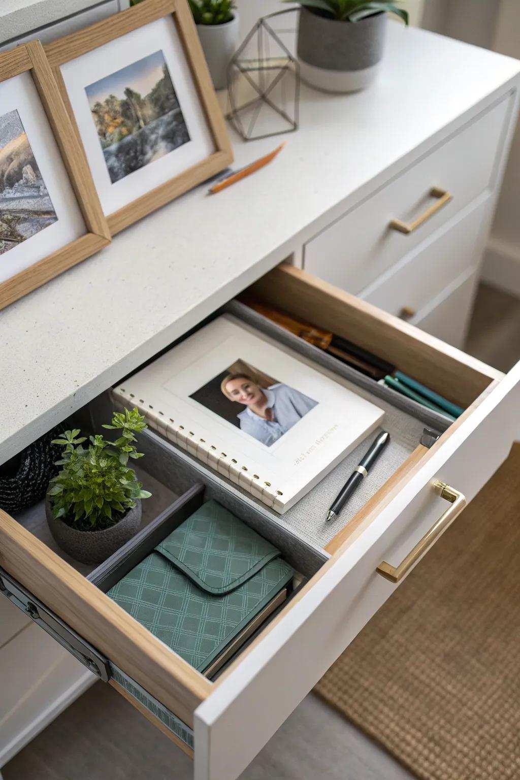 Personalized aspects transform your workspace into an inviting environment.
