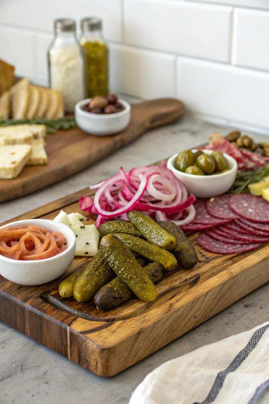 Pickles introduce a tangy edge to your BBQ offering