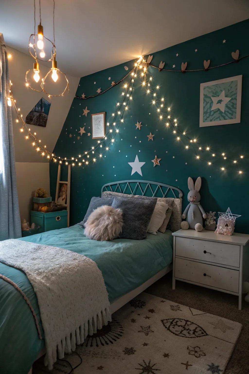 Playful details cultivate a magical ambiance.
