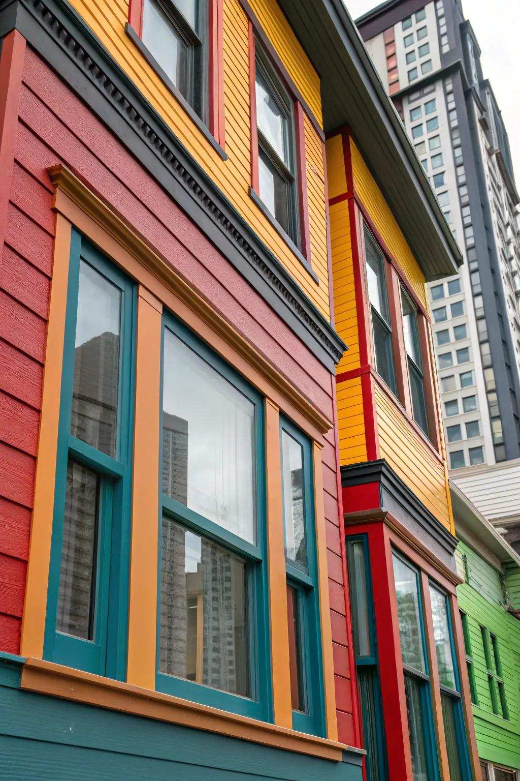 Postmodern trims contribute artistic flair through daring designs.