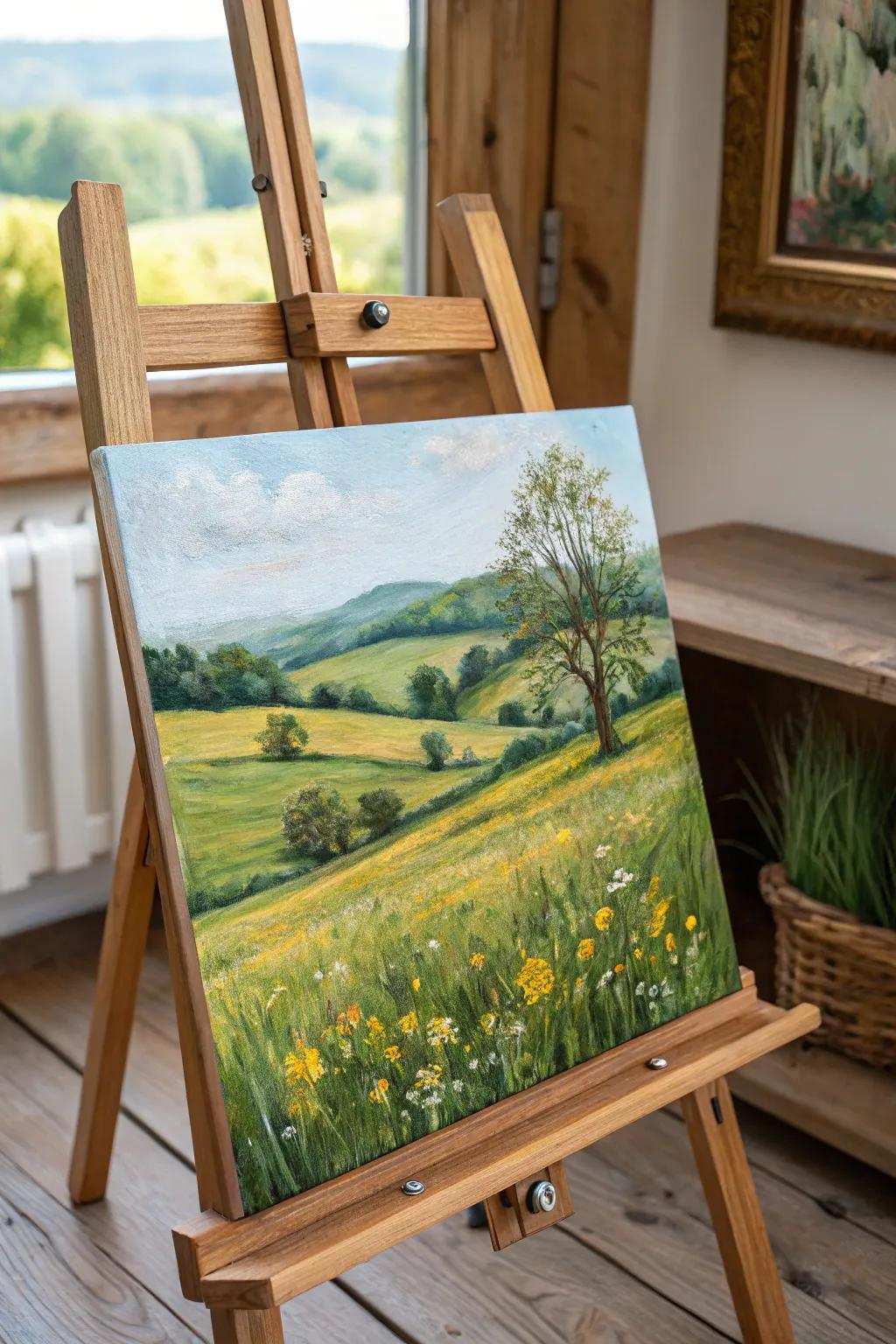 Prong portrayed pastures for a textured landscape.
