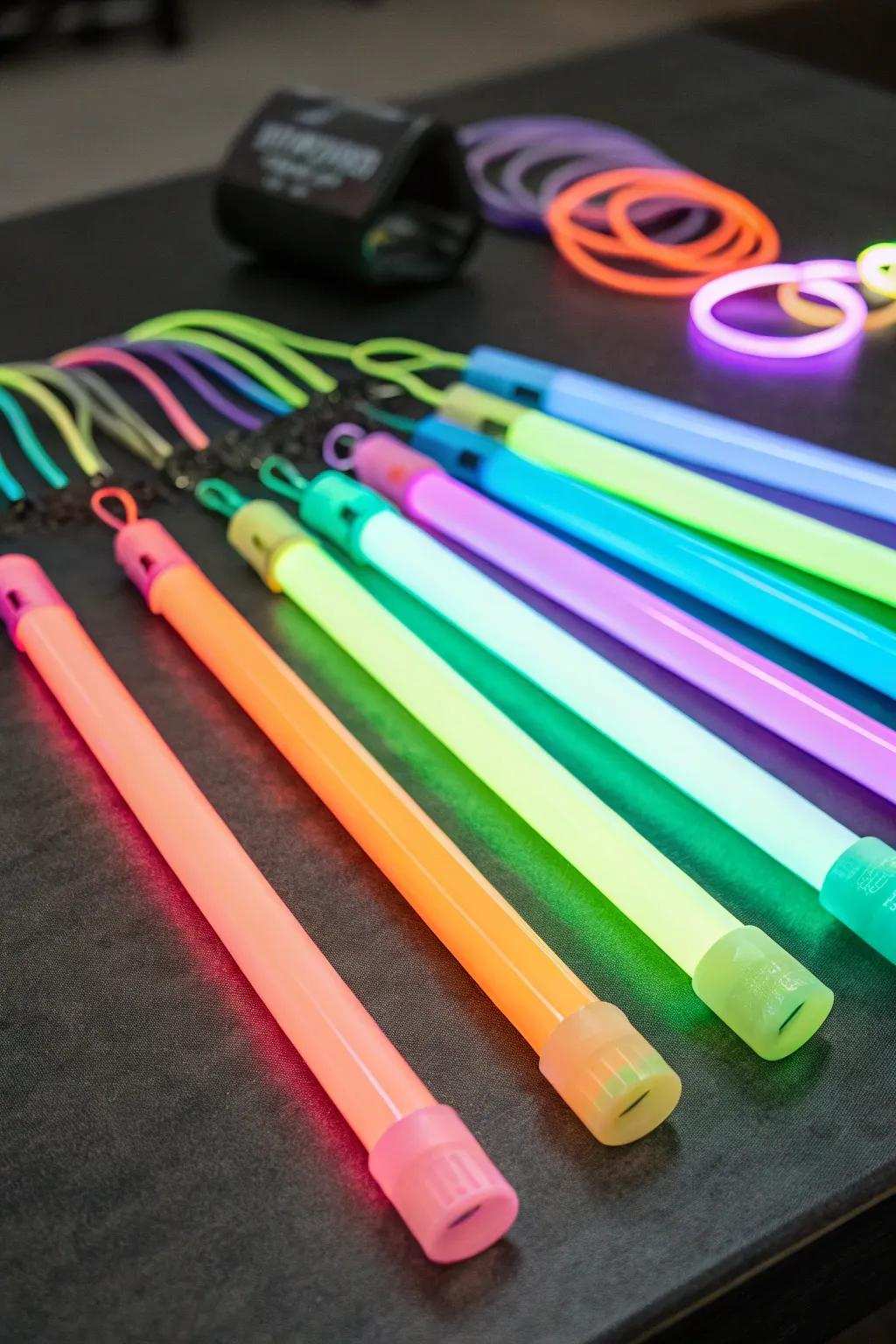 Radiance sticks incorporate an interactive element to your celebration.