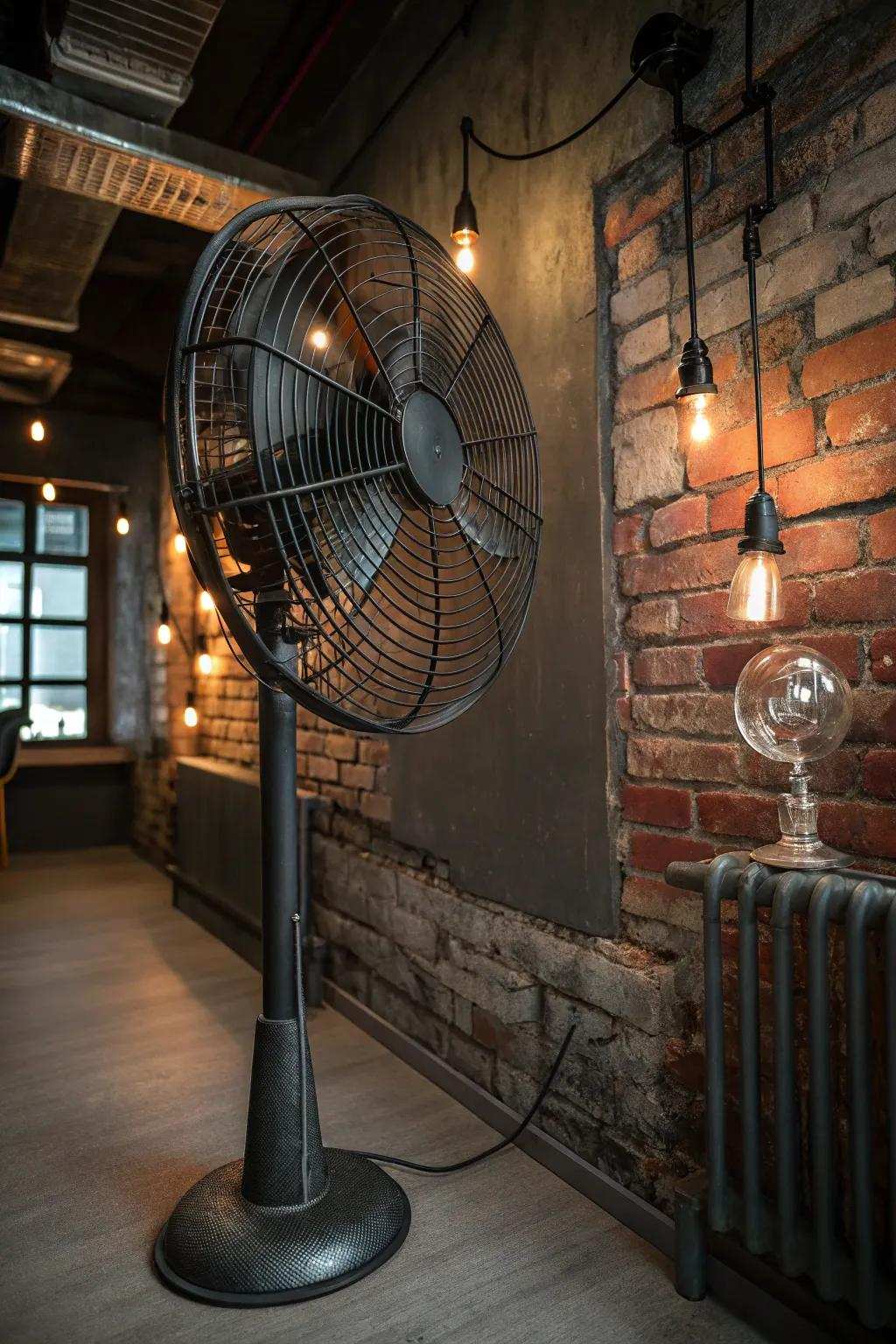 Realize a contemporary metropolitan visual through metallic oscillators that infuse a cool, urban aura.