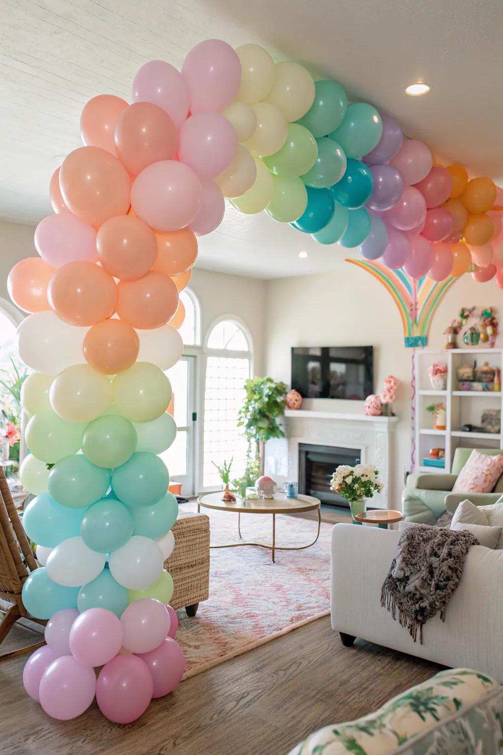 Redesign your living space with radiant balloon features.