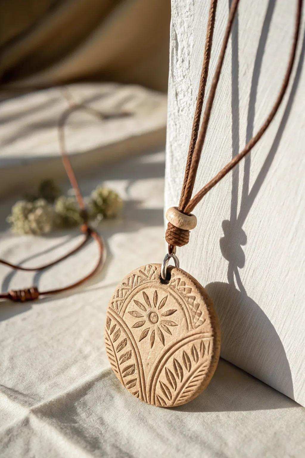 Refine your style with the enduring sophistication of textured clay charms.