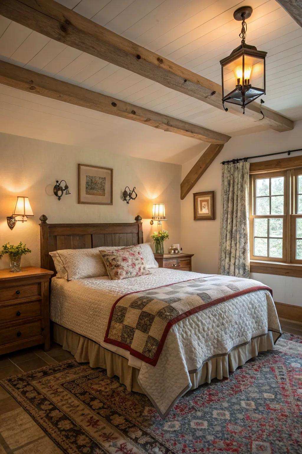 Relaxing ambiance fostered through subdued illumination
