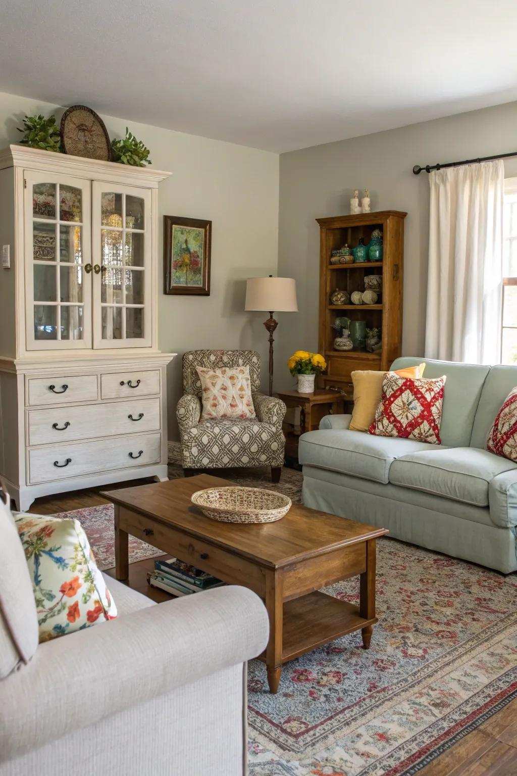 Repurposing furniture gives new life to old items.
