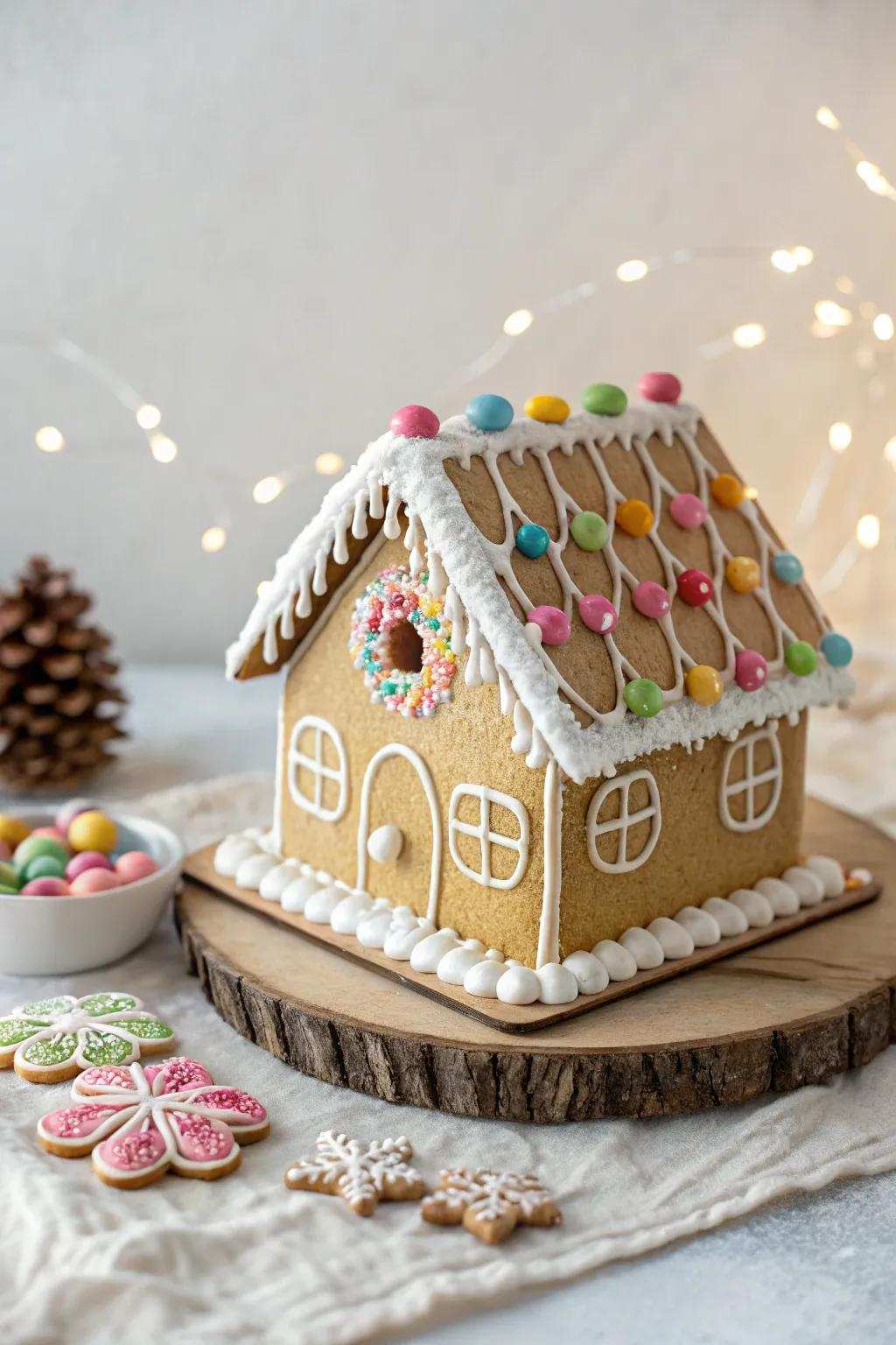 Revel in the craftsmanship of a sweet treat abode, where ease is combined with sugary elegance.