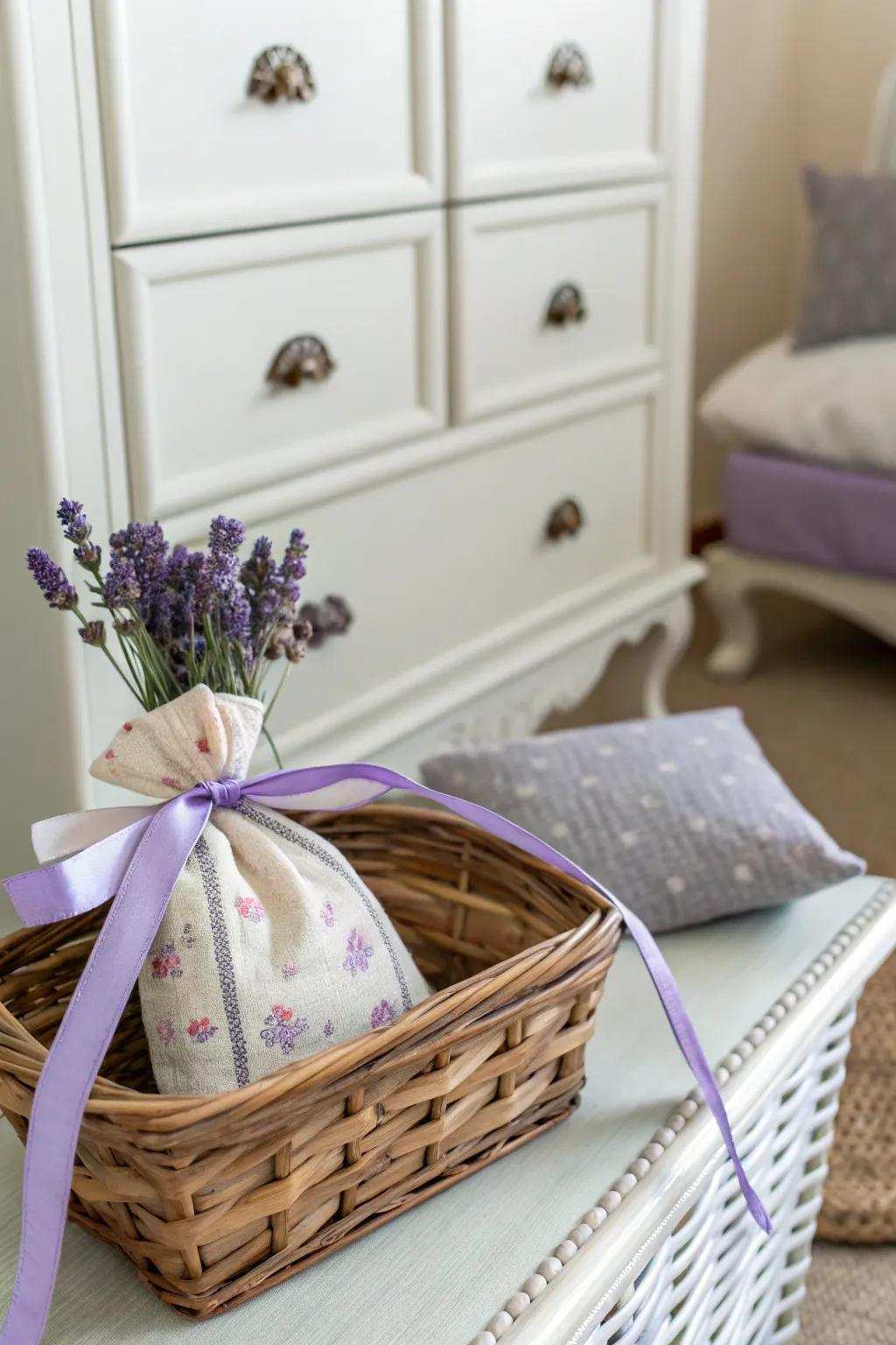 Scented pouches to add a sense of calm and peace.