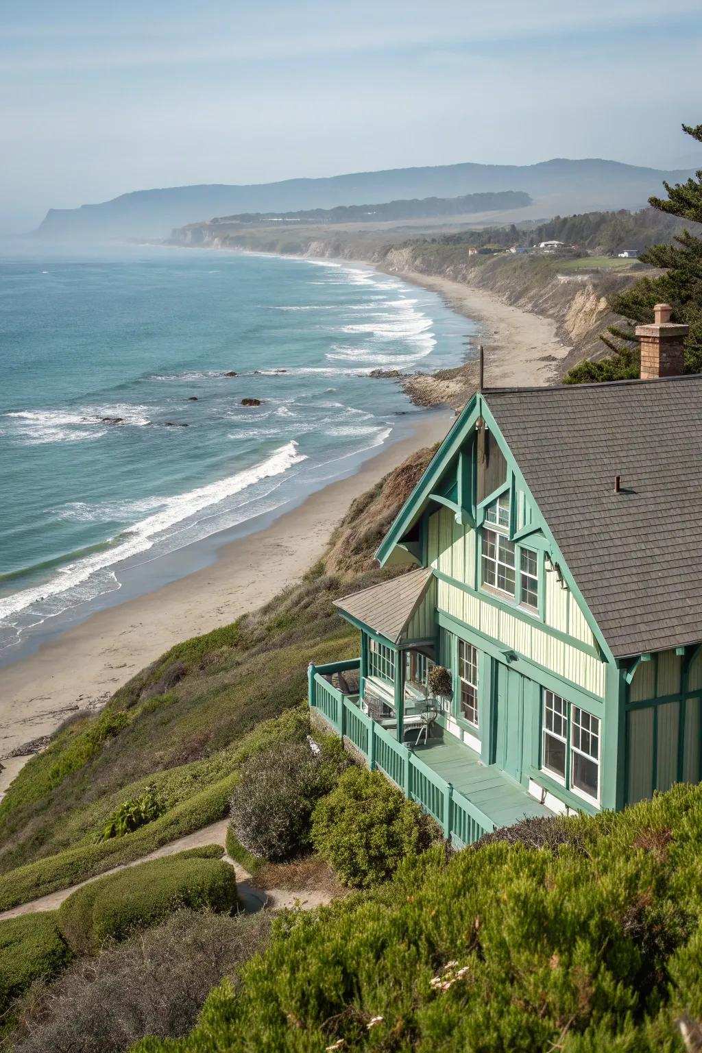 Seaside inspirations can evoke a tranquil seaside atmosphere.