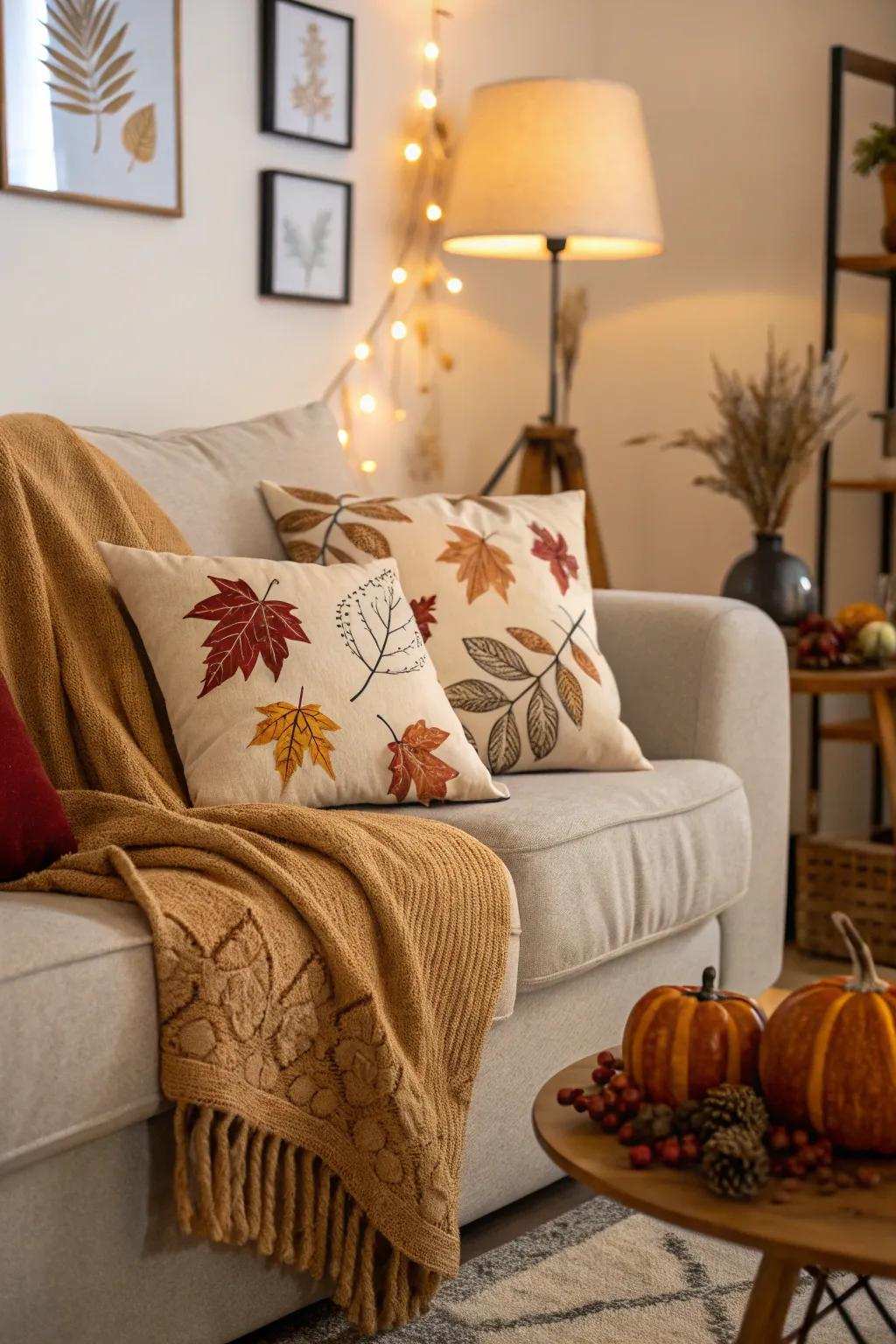 Seasonal decor maintaining a fresh and inviting atmosphere.