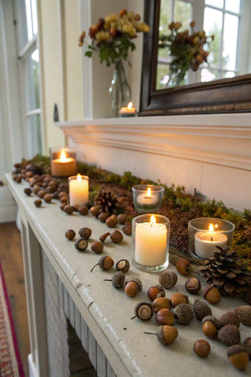 Seeds add an organic and earthy component to your fall decorating.