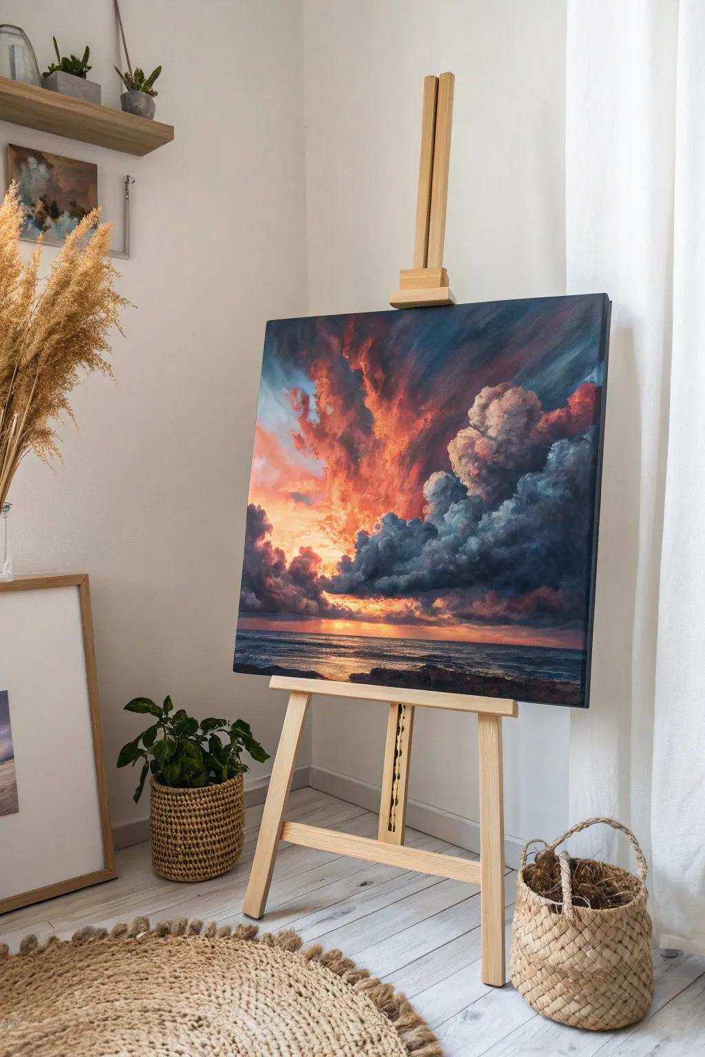 Seize the drama of nature using a simple touch—let your thoughts take flight using spectacular skies.