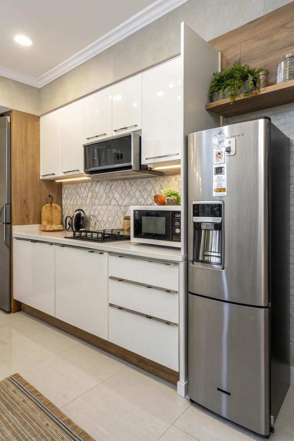 Setting your rapid food cooker next to the chiller enhances your cooking area’s efficiency.