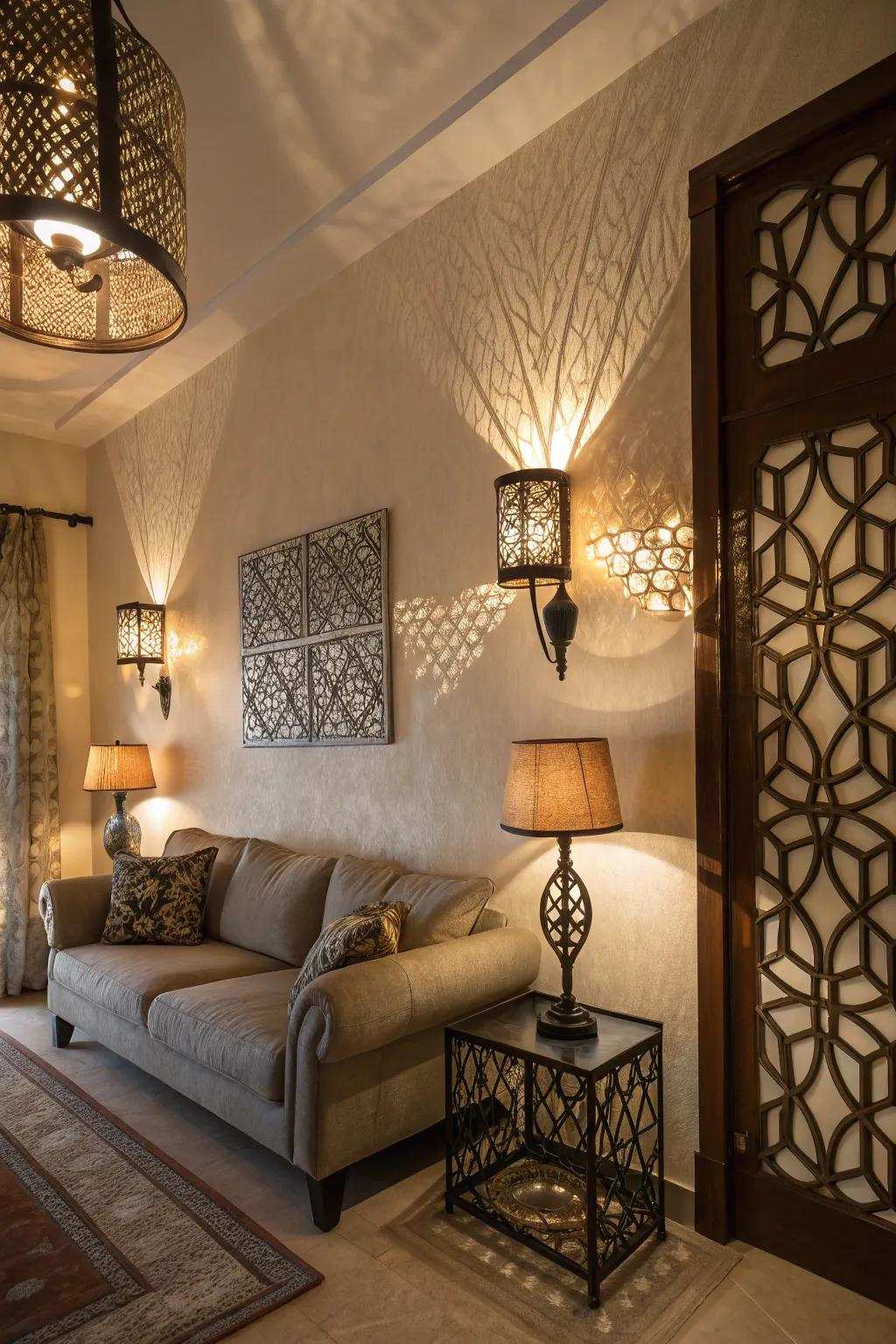 Shadows bring an artistic dimension to your lighting.