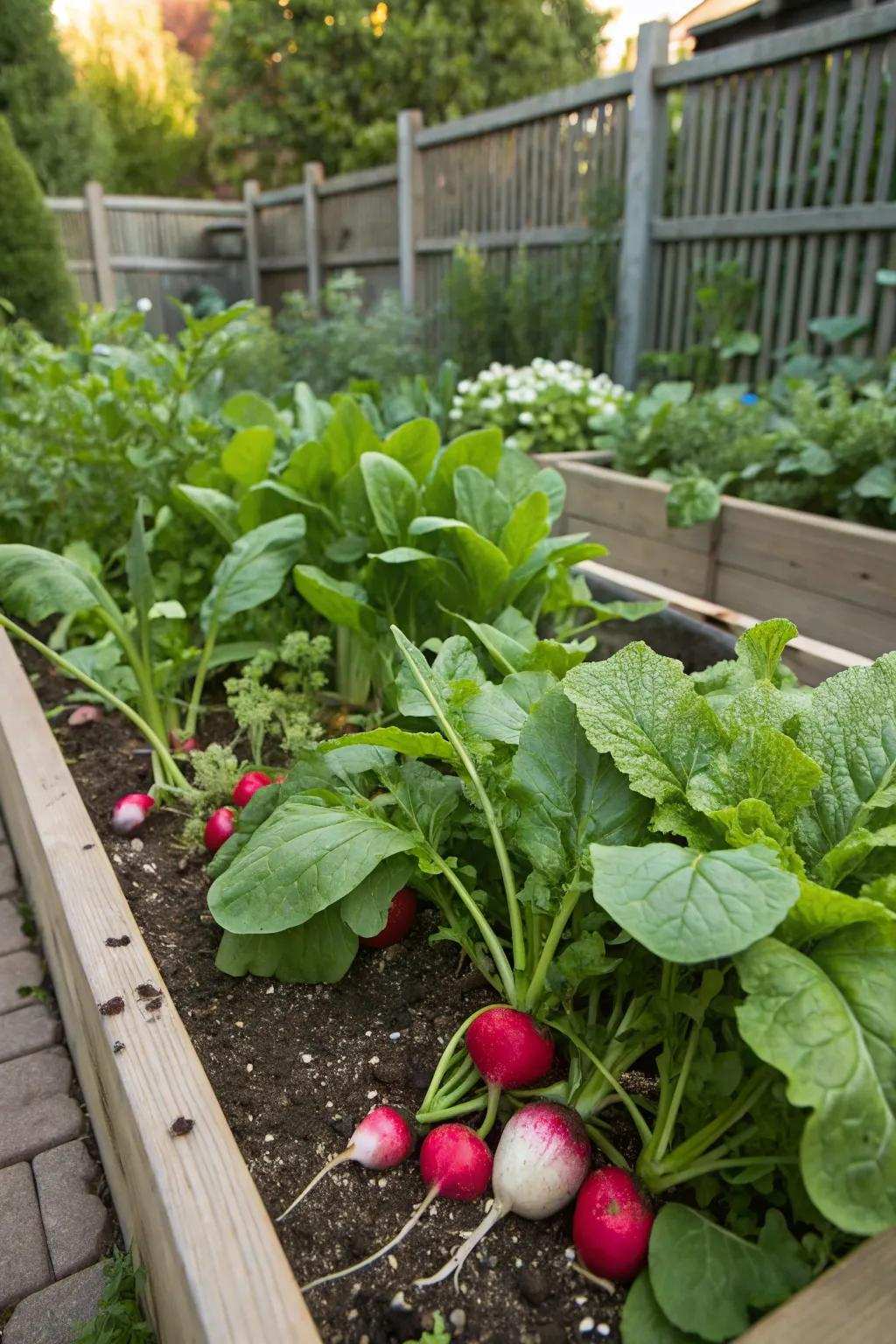 Sharp bulbs and green blades, a fast-developing pair for early selection.