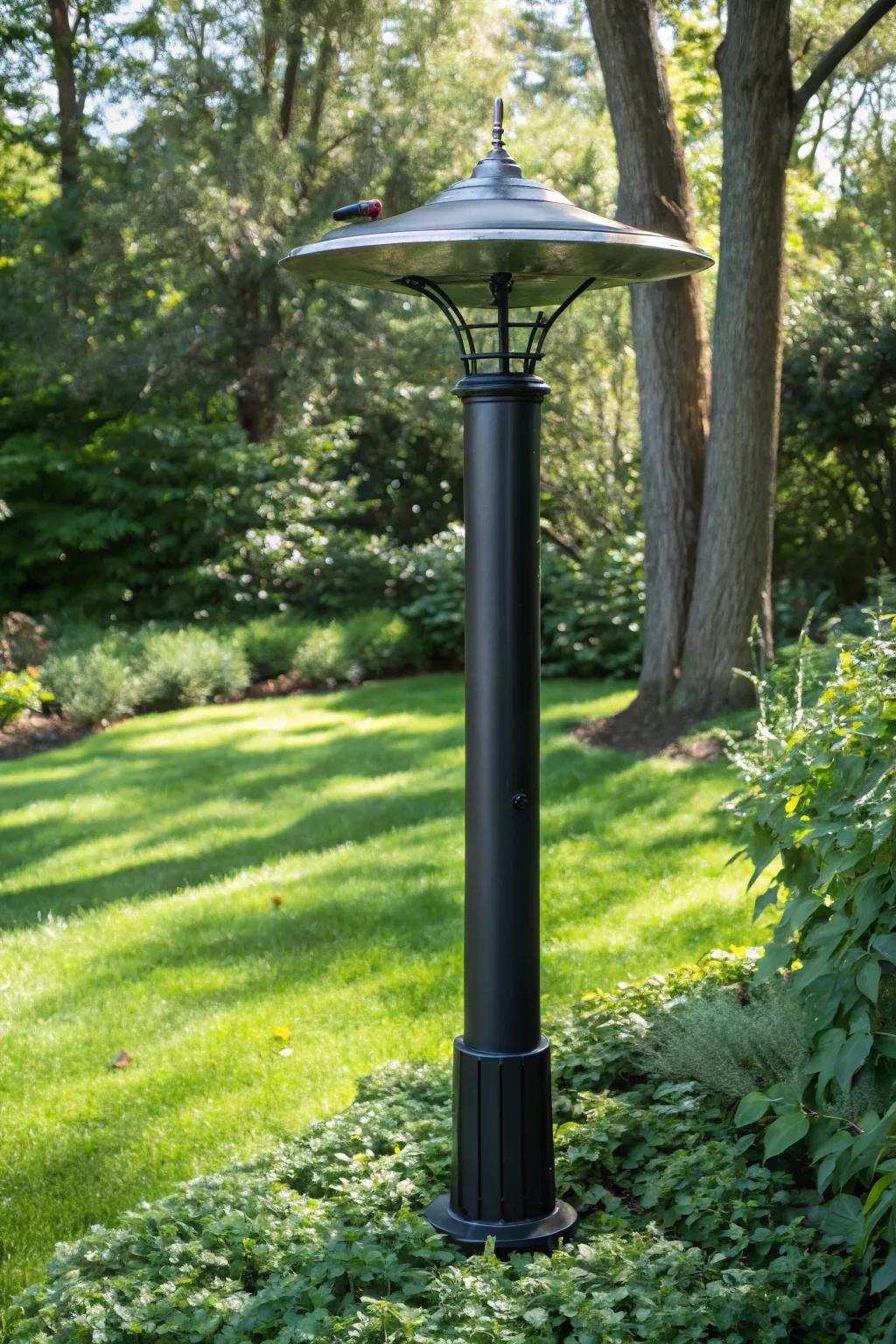Shield your bird stations stylishly: Discover the sophistication of squirrel-deterrent innovations!