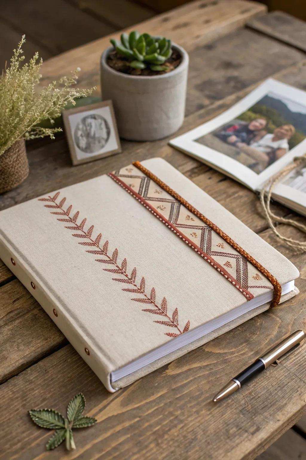 Showcase your memories in style with this elegant custom photo book binder.