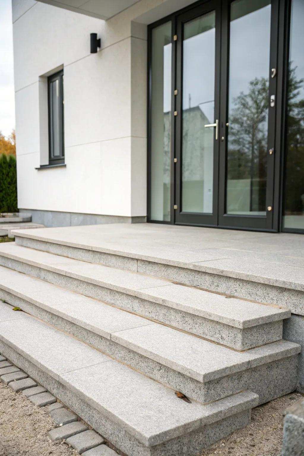 Simple steps for a sleek entrance.