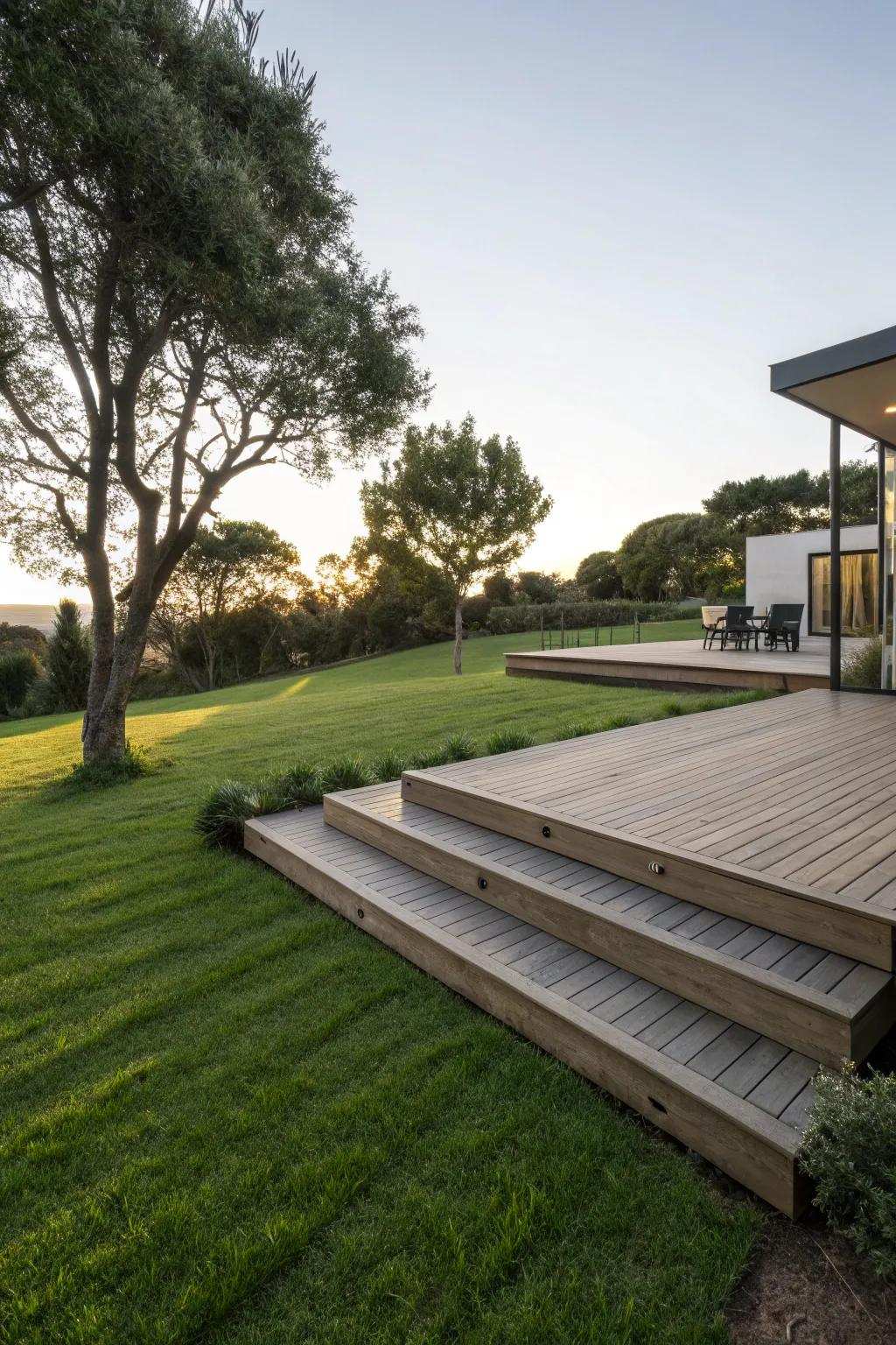 Simple steps that offer a clean design