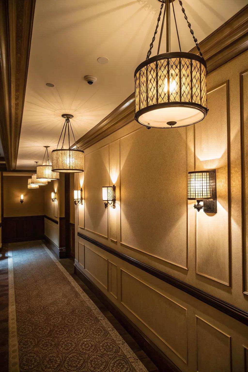 Smart lighting improves the ambiance of a small room.