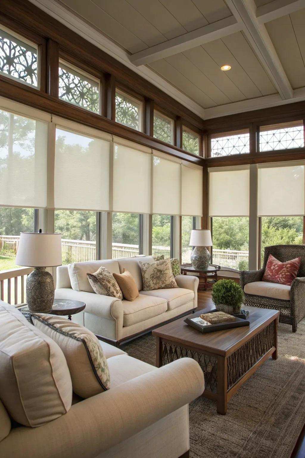 Soften light for a serene and calming room ambiance.