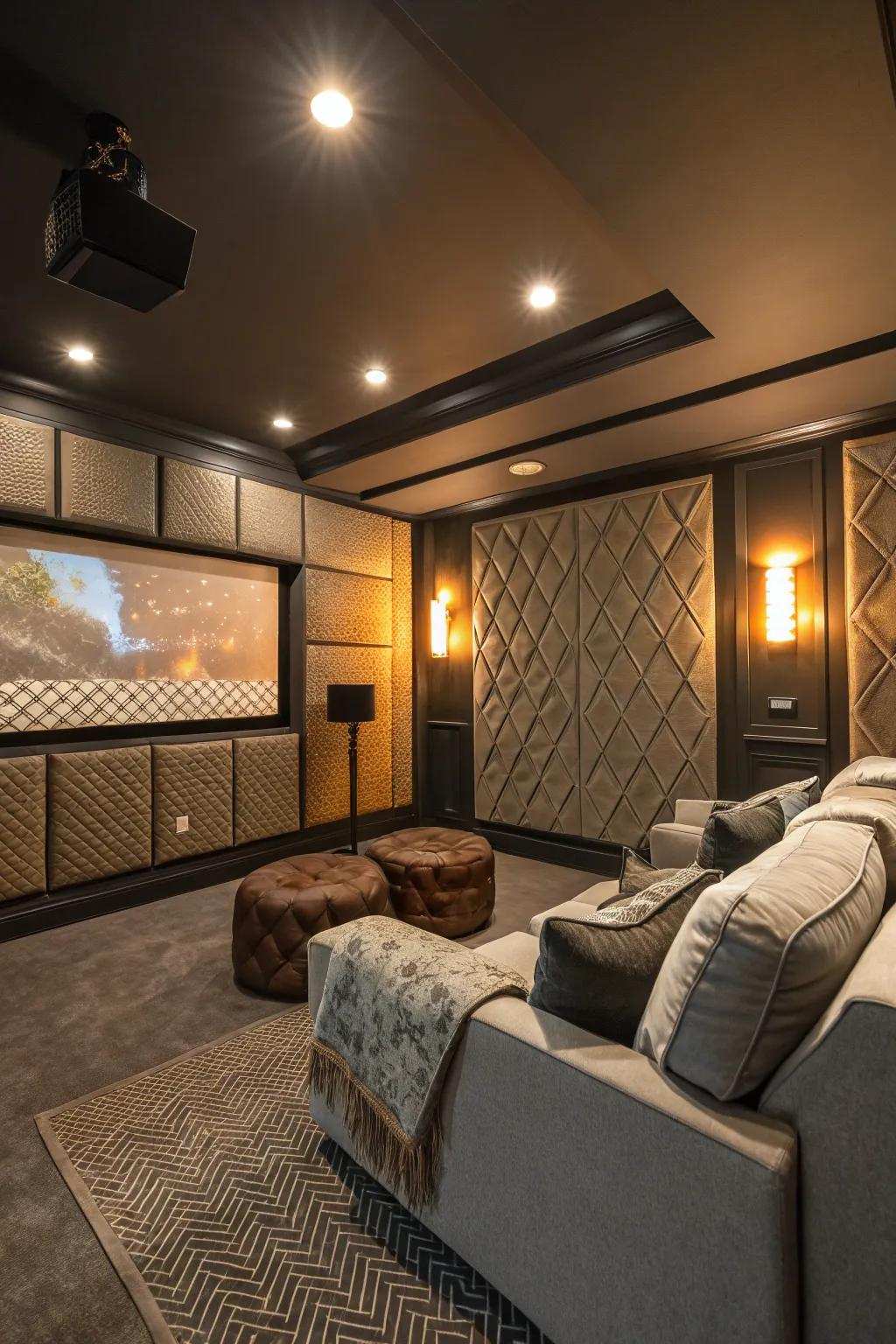 Sound-absorbing boards balance sound and design.