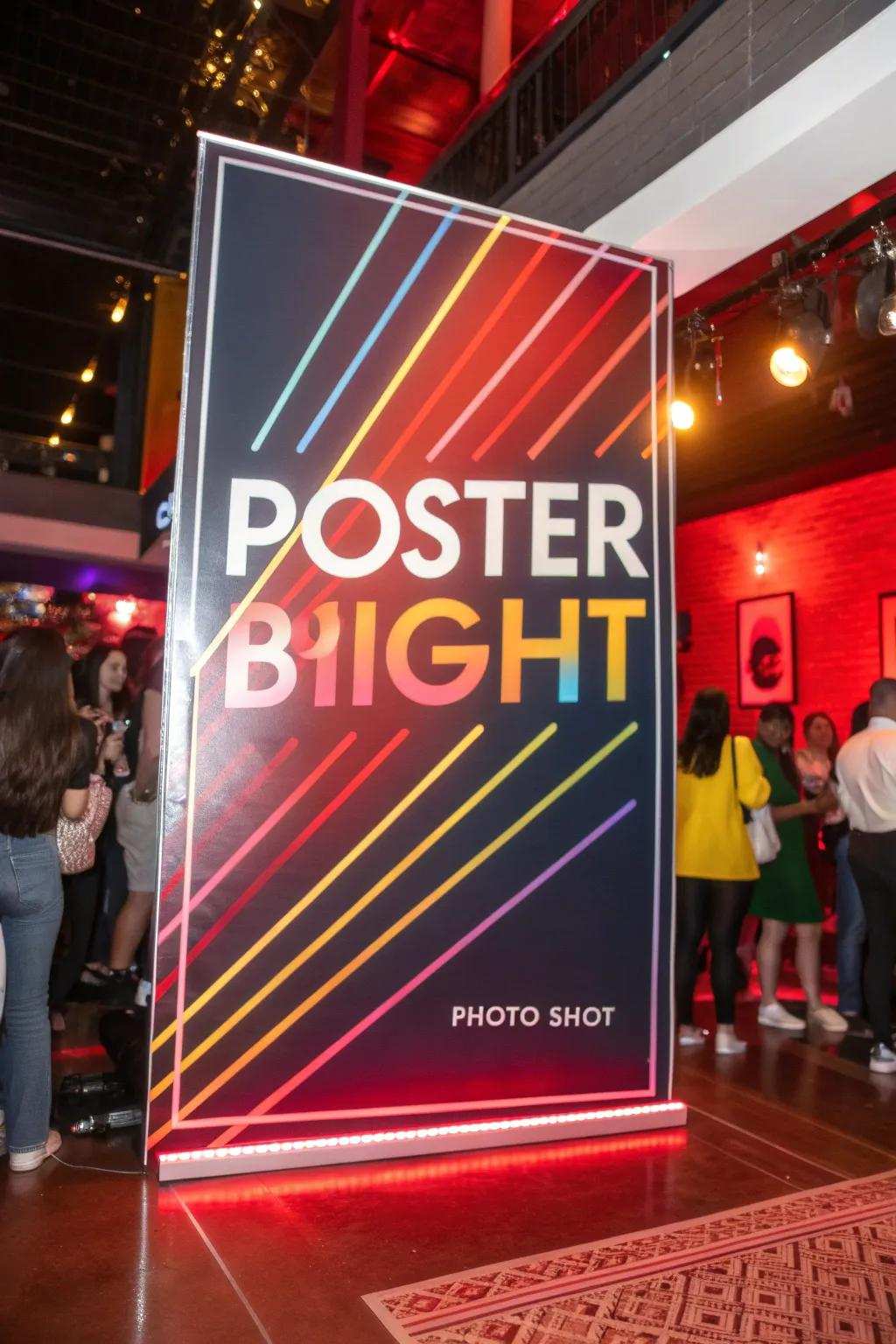 Stand out with striking and brilliant hues in your event adverts! 🎨 #StrikingDesign #VibrantAdverts