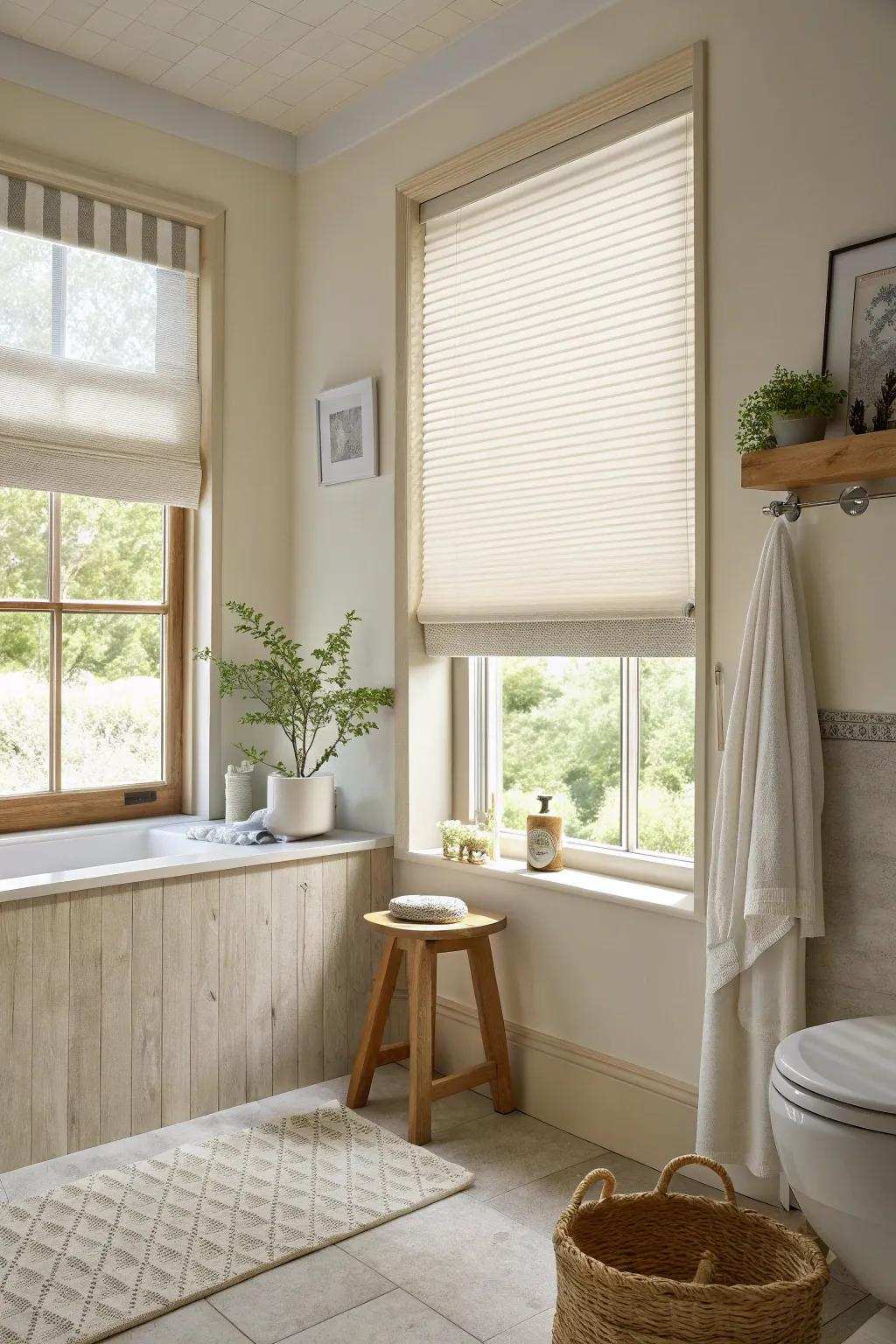 Stay cozy with energy-conserving padded shades.