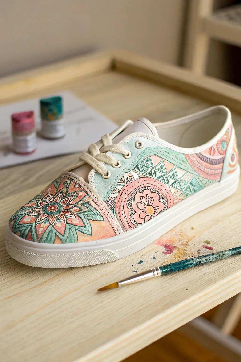 Step into art: Transform your shoes into hand-painted masterpieces that tell your unique story.