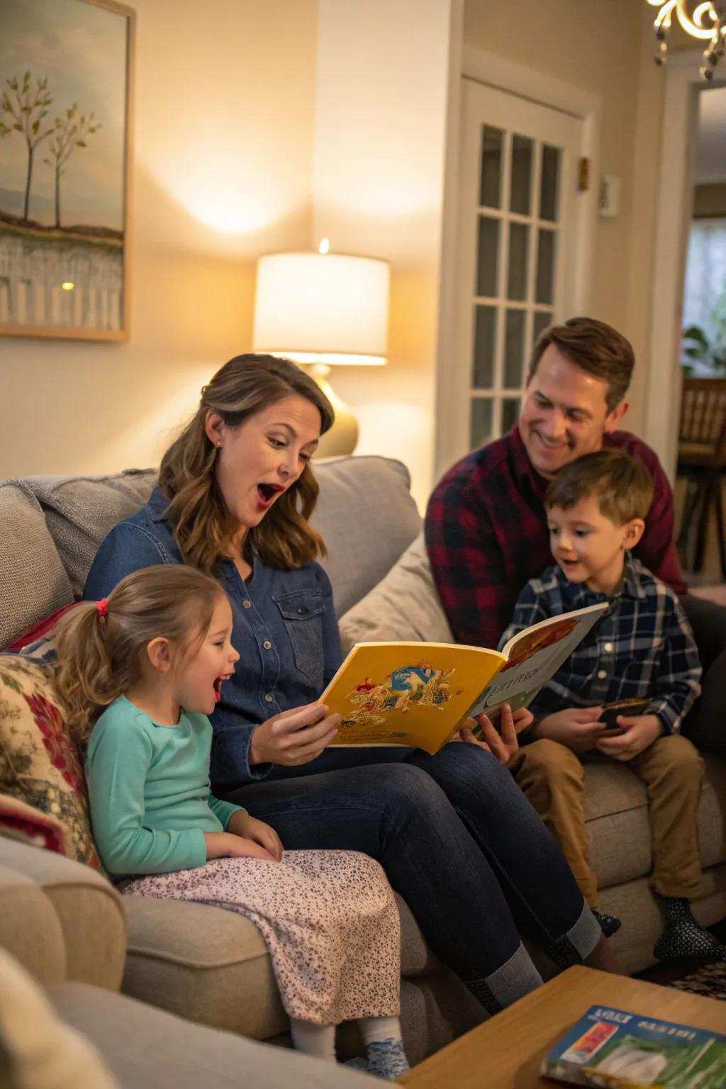 Storytelling hours spark imagination and excitement.