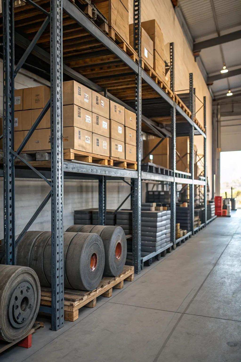 Strong and trustworthy, the tough shelving effortlessly supports even the heaviest items.