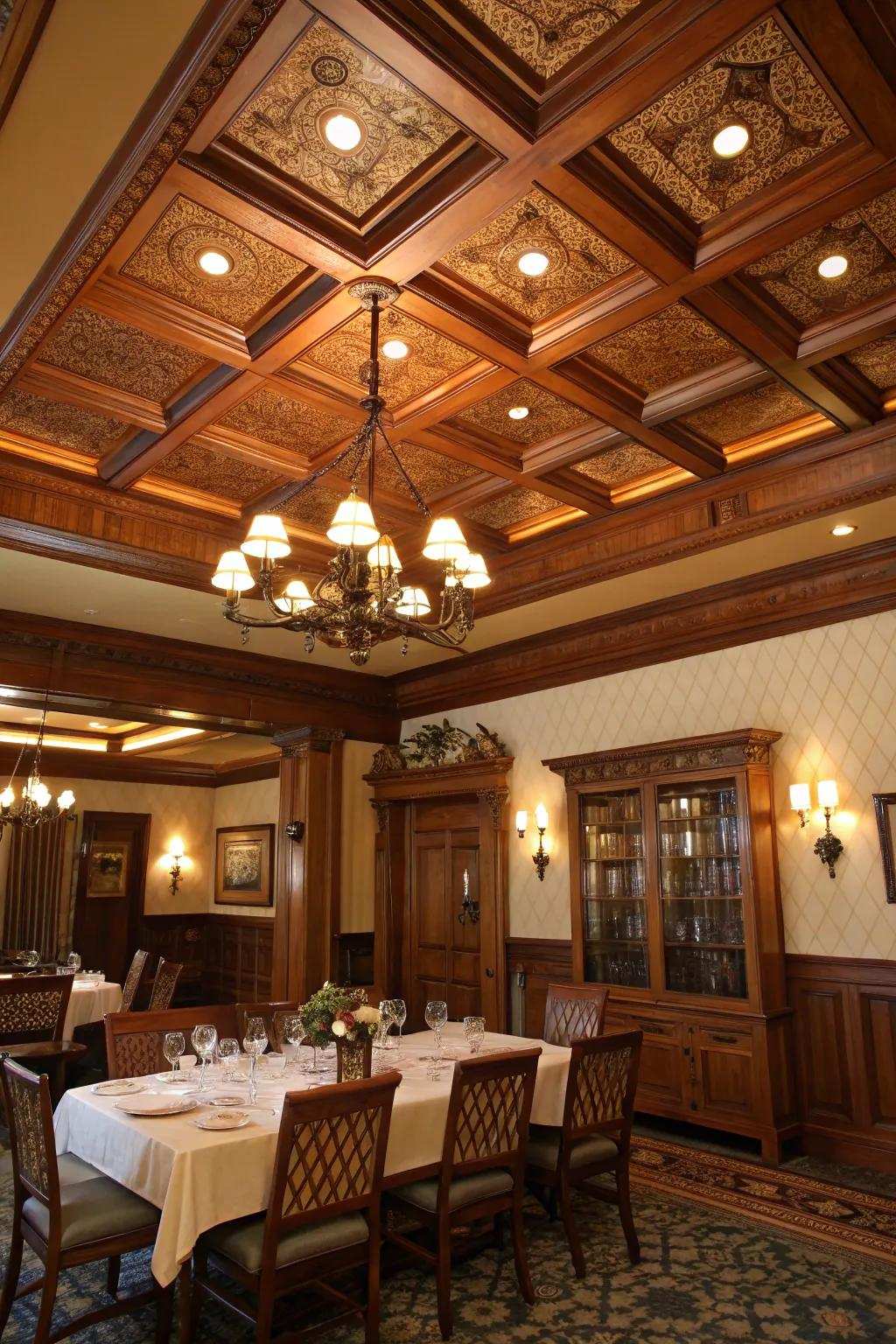 Structured ceilings bring sophistication and visual allure to any space.