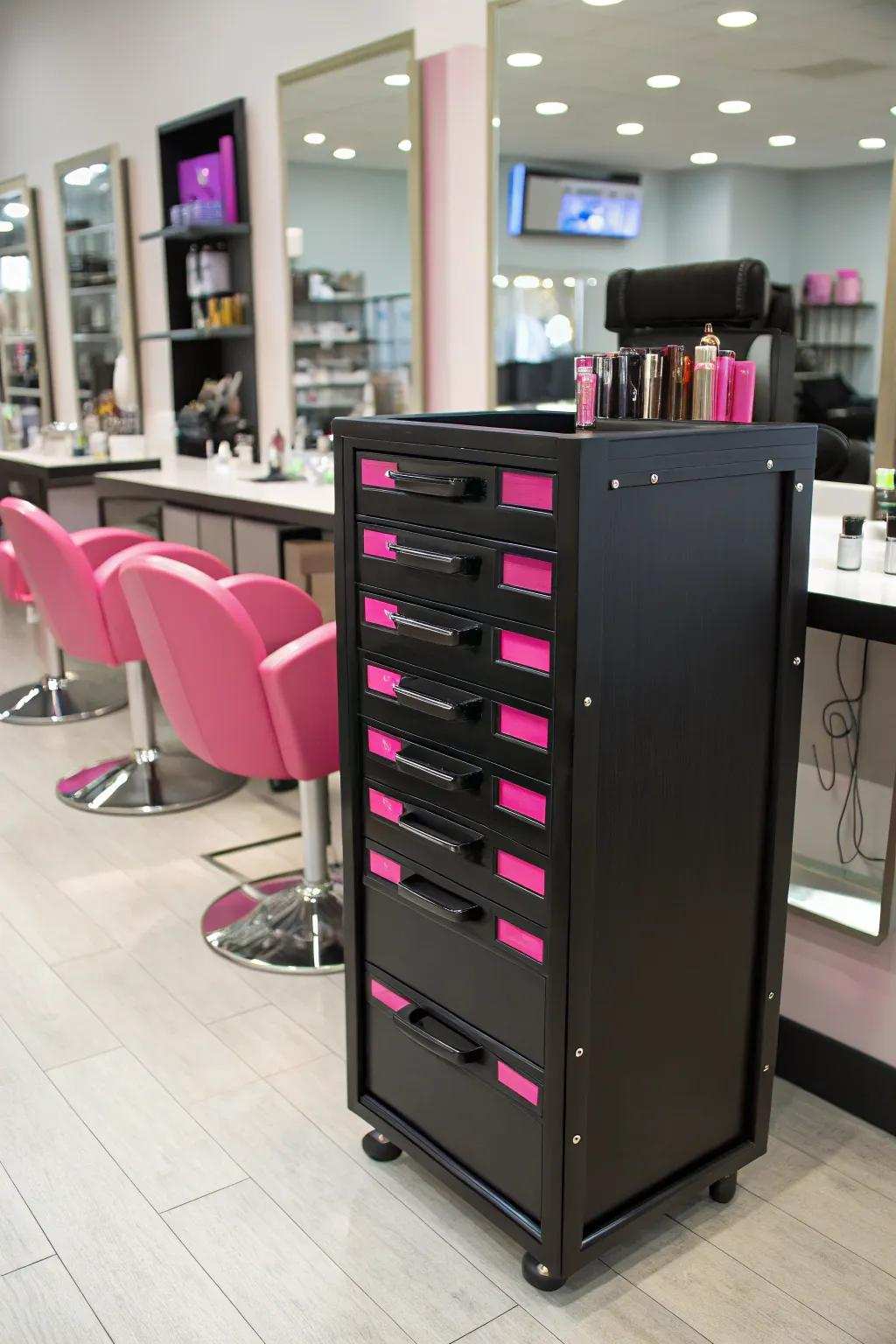 Stylish storing solutions that maintain organization.