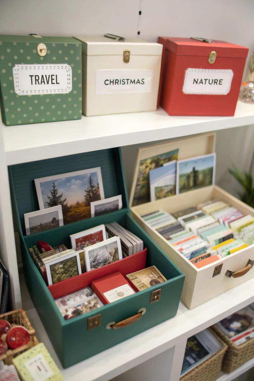Subject-oriented storage maintains your projects on track.