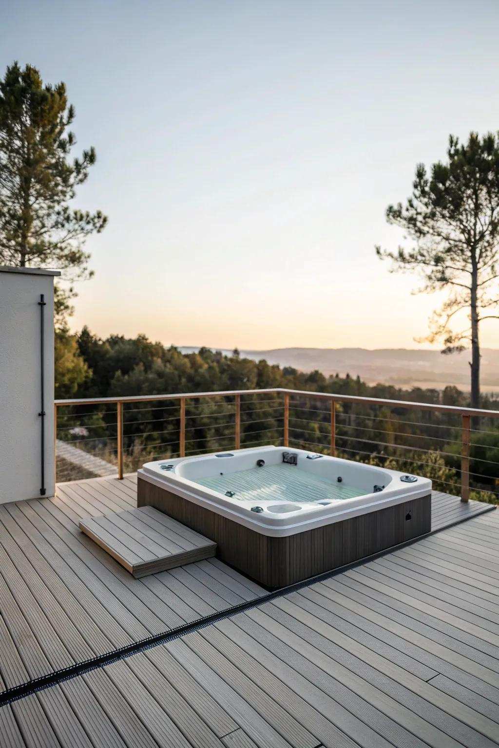 Subtle design focuses on peace and simplicity.