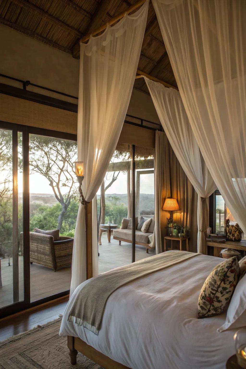 Sunlight imparts warmth and a sense of openness to your retreat.