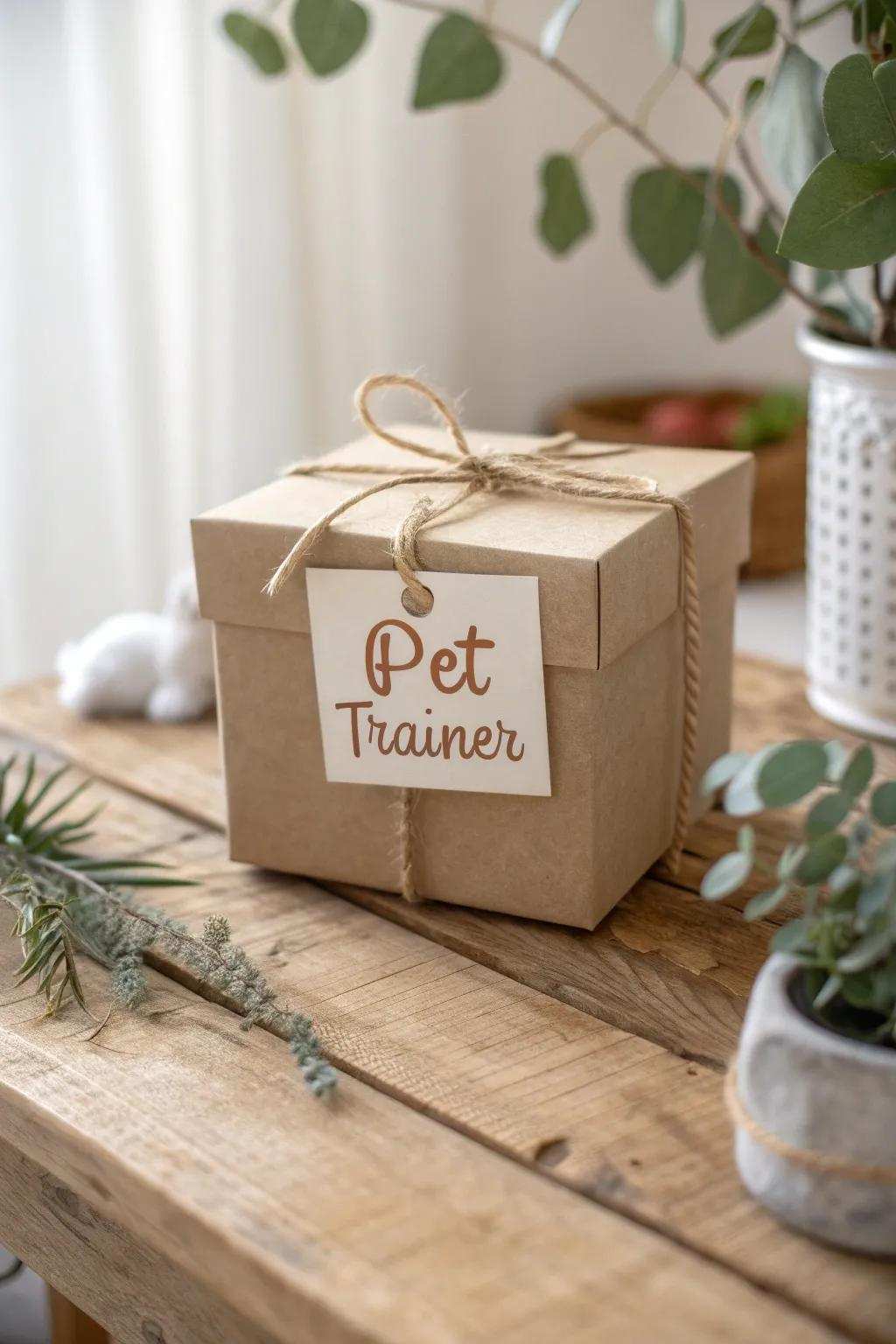 Surprise and delight with a trick present container that’s as stylish as it is funny!