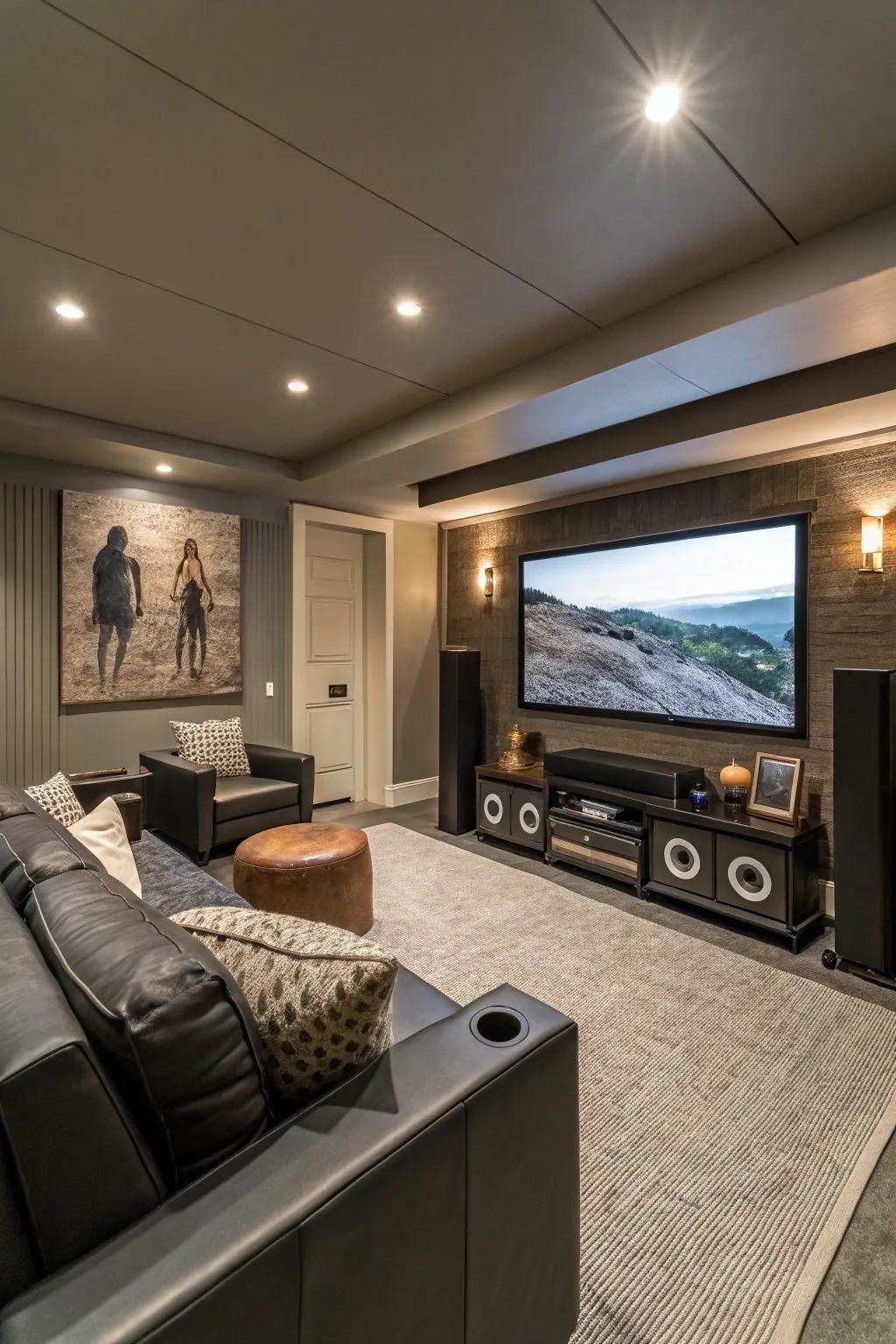 Surround audio immerses you in the scene.