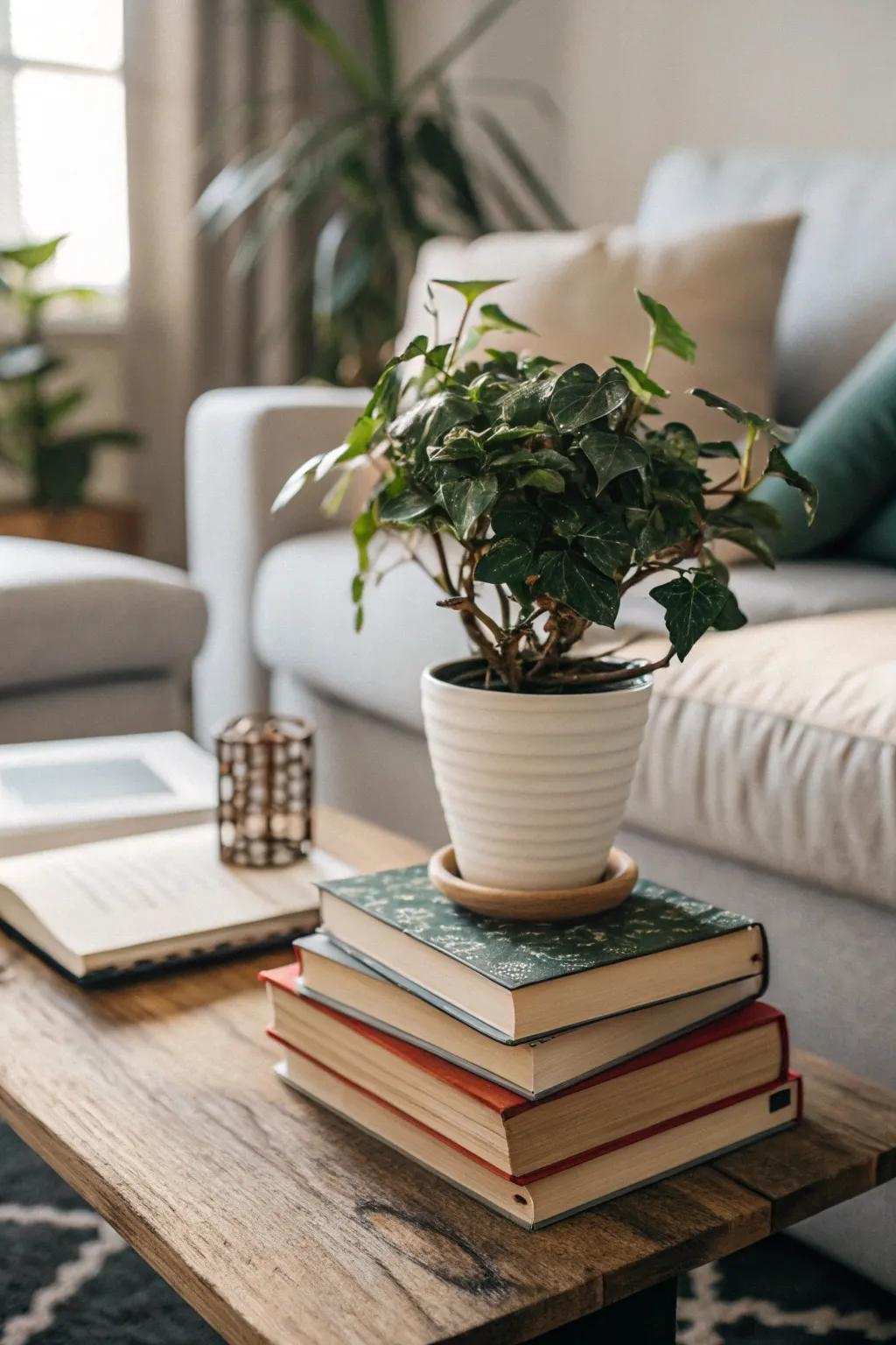 The incorporation of flora imparts vitality and chromatic intensity to your interior design.