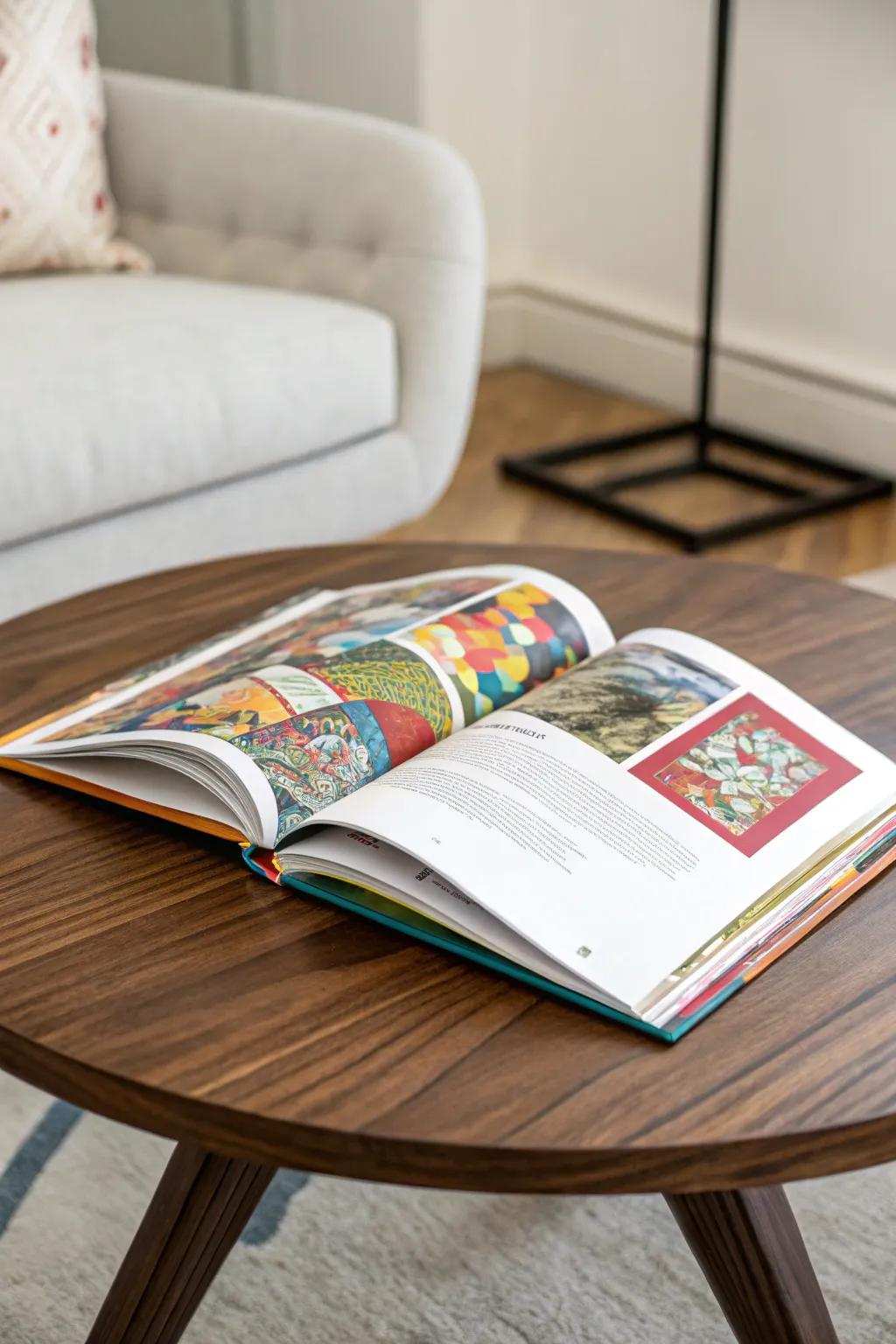 The presentation of an unbound text incorporates a facet of interaction within your design.