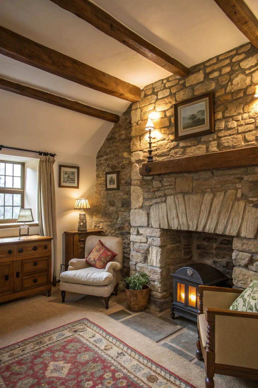 The showcasing of stone surfaces is an effortless method of bringing history into your home.