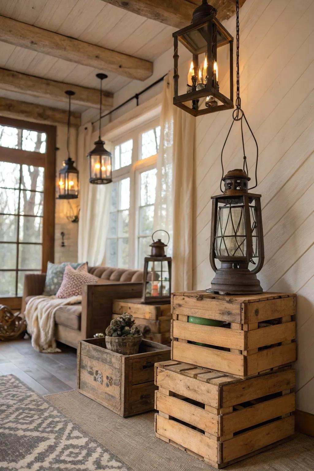 Time-honored and rural decoration for winter charm