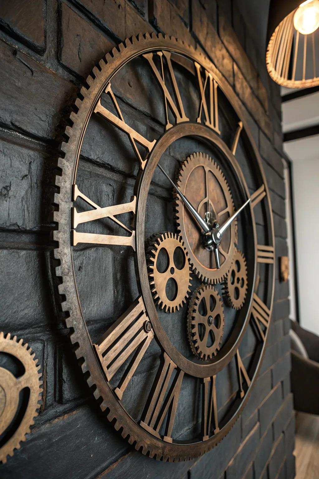 Timeless craftsmanship meets modern design in this stunning metal wall clock.