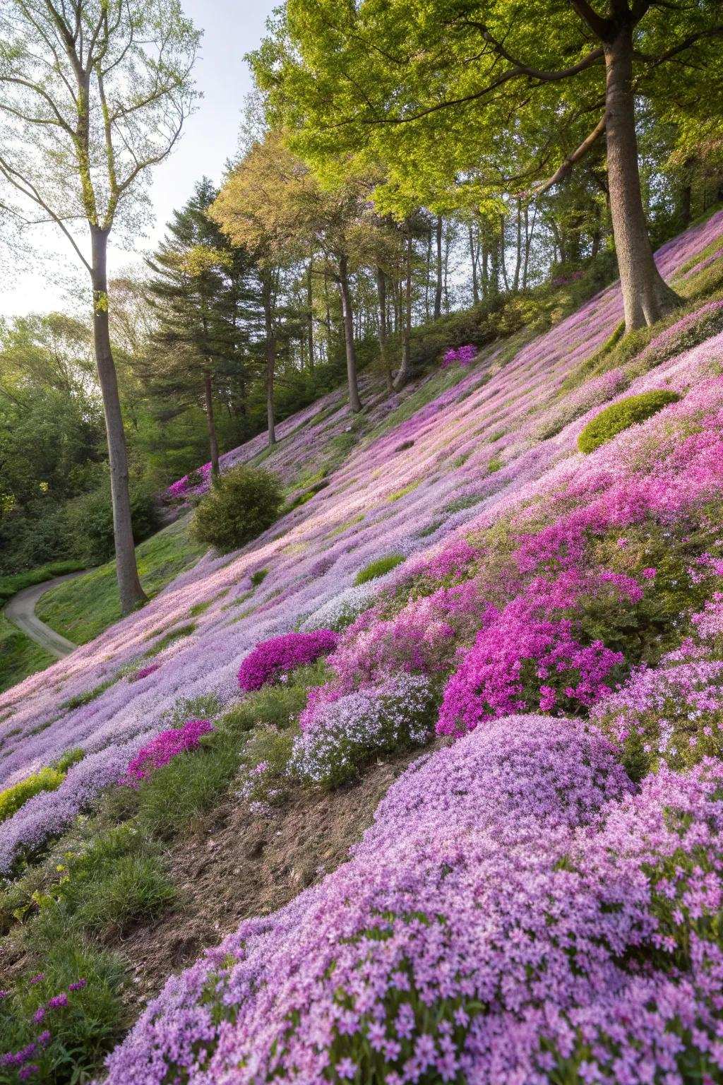 Trailing Petals infuse a vibrant splash of color into any slope.
