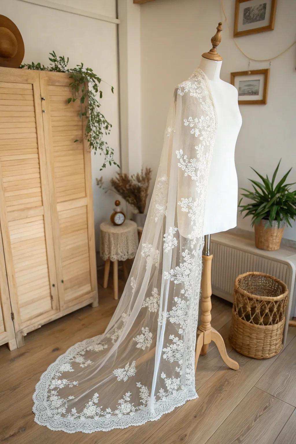 Transform simplicity into elegance with a touch of lace.