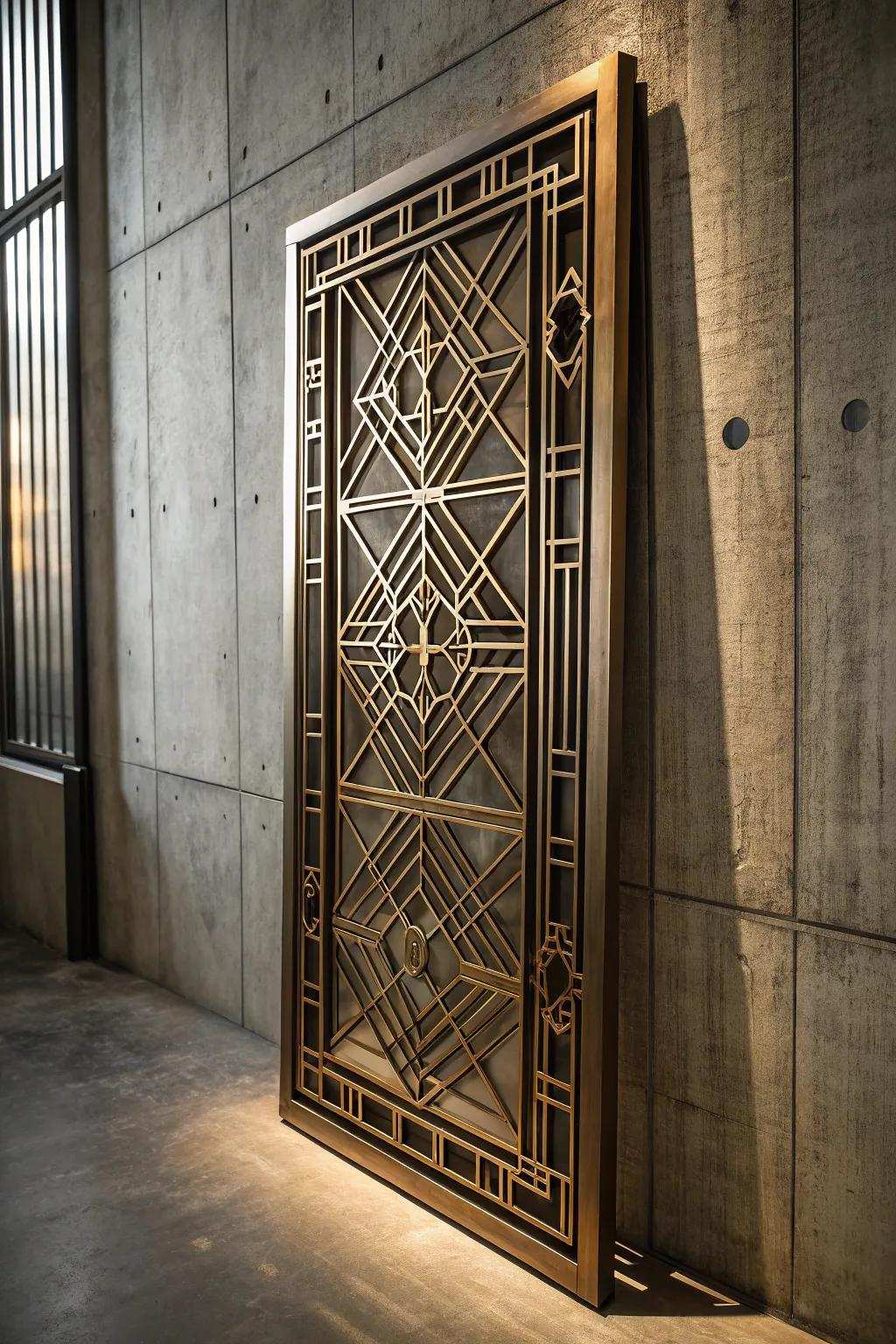 Transform your atmosphere incorporating artistry encompassing artisan metallic wall overlays.