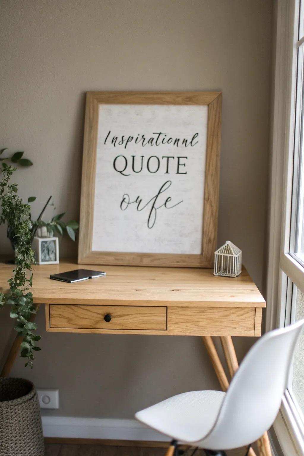 Transform your environment with the elegance of calligraphy harmonized with the potency of language.