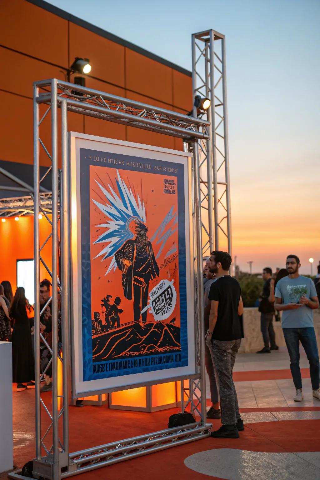 Transform your event adverts into art with spectacular artwork!