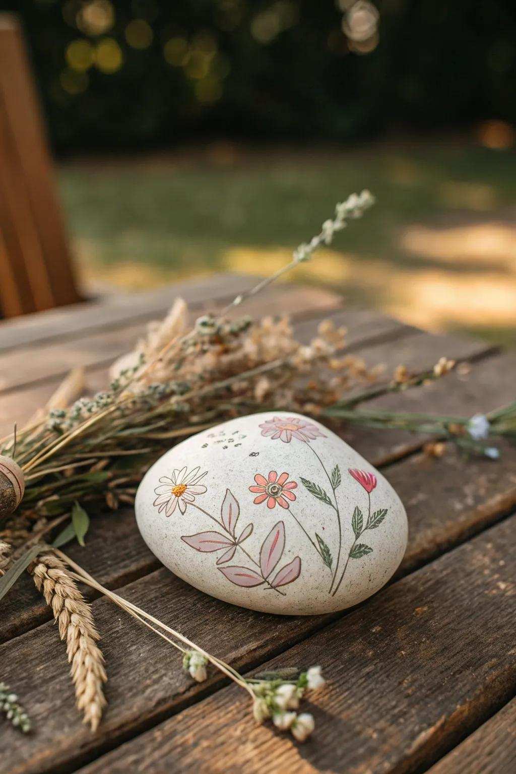 Transform your garden into a personalized retreat using beautifully hand-pigmented stones.